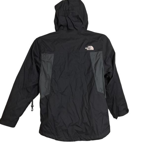 M824)The North Face Boys Full Zip Gray Black Dryvent Hoodie Jacket S 7/8 NFA3NNV - Picture 3 of 8